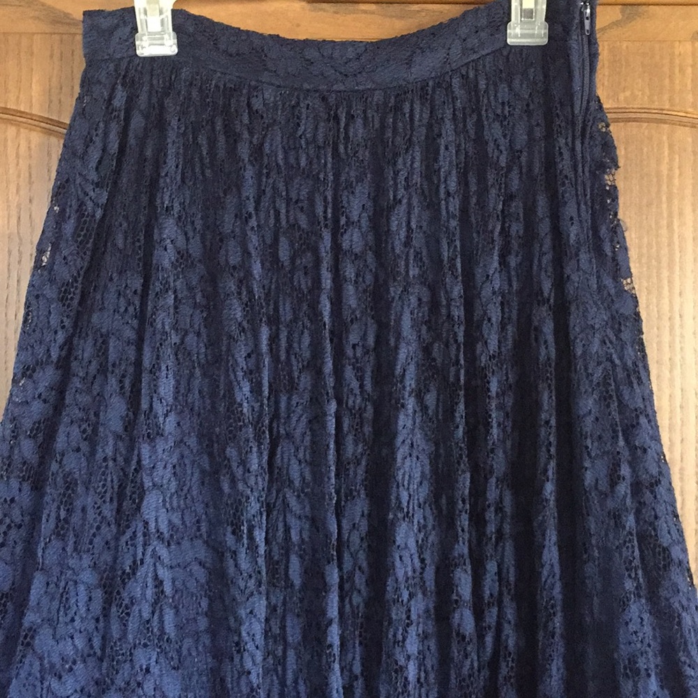 Navy Lace Prom 2 Piece.